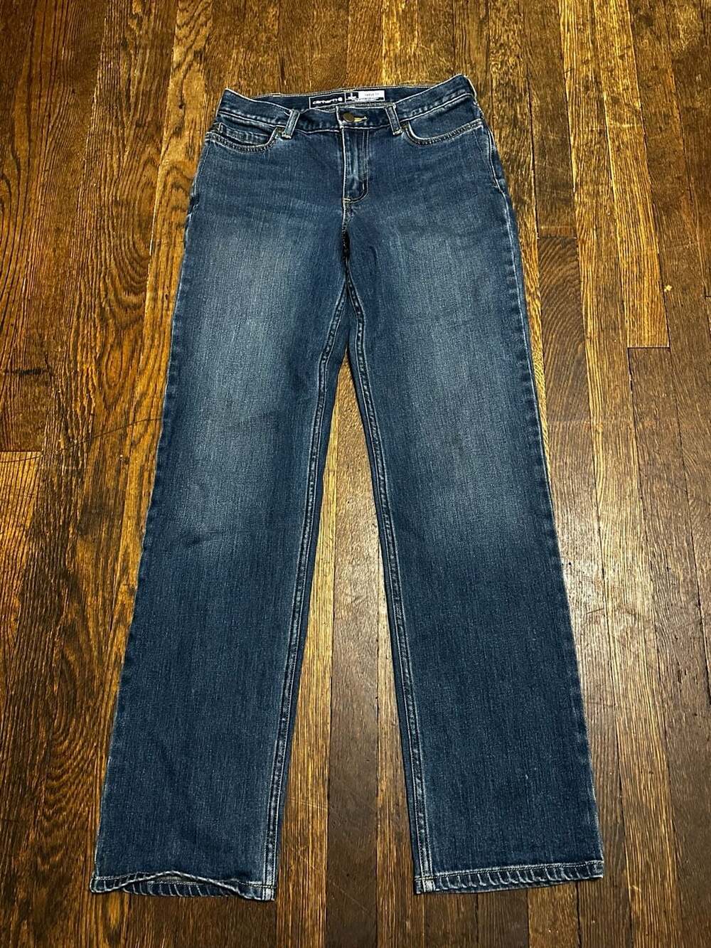 Carhartt Loose Fit Denim Jeans Women's Size 2 Regular Dark Wash